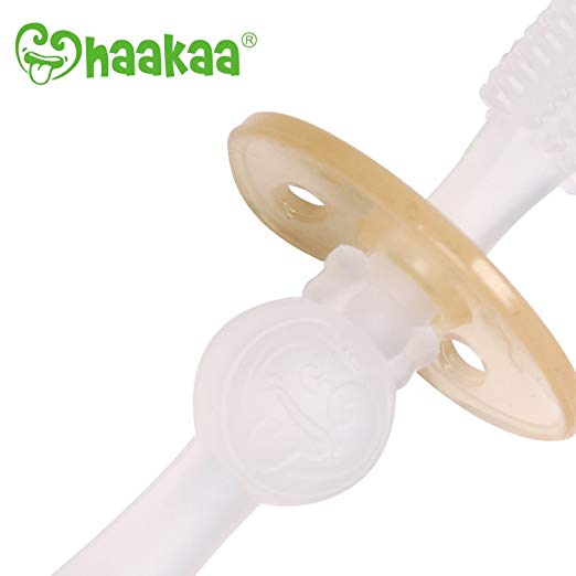 Haakaa 360 Baby Silicone Tooth Brush | Clear