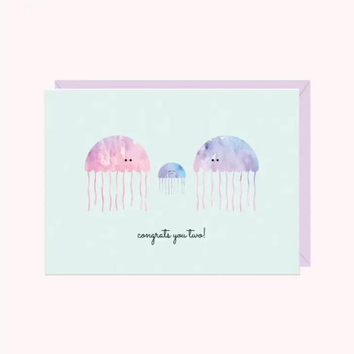 Paper Hearts Greeting Card | New Baby