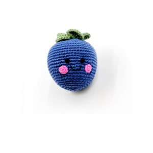Pebble Friendly Blueberry Rattle