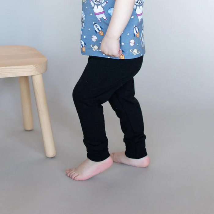 Pure Colour Baby Grow-With-Me Leggings