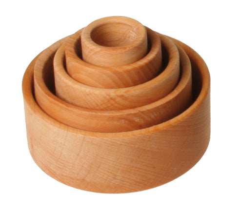 Grimm's Wood Stacking Bowls