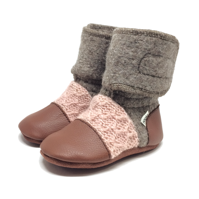 Nooks Felted Wool & Leather Booties | SALE