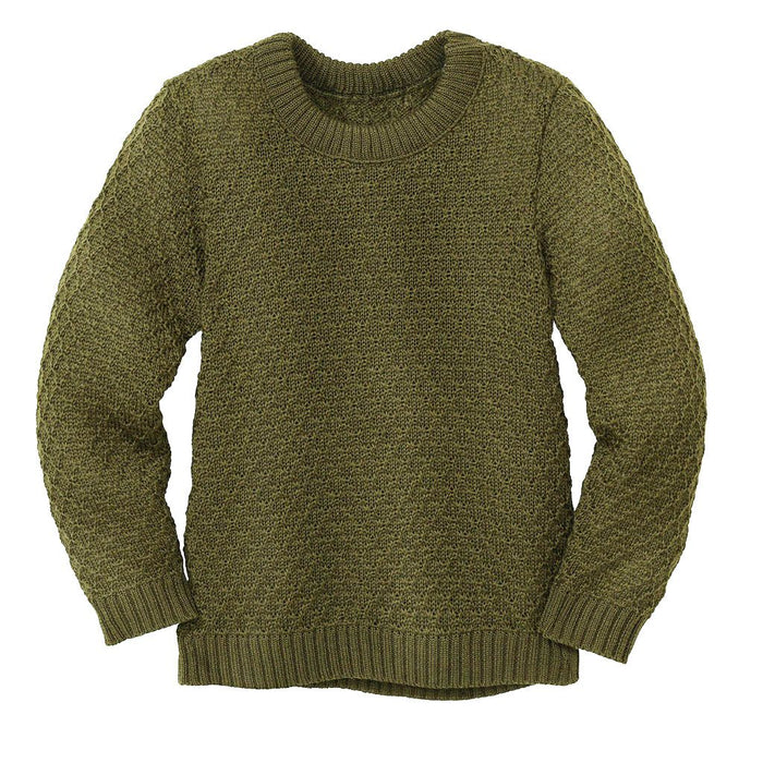 Disana Aran Knit Merino Wool Sweater
