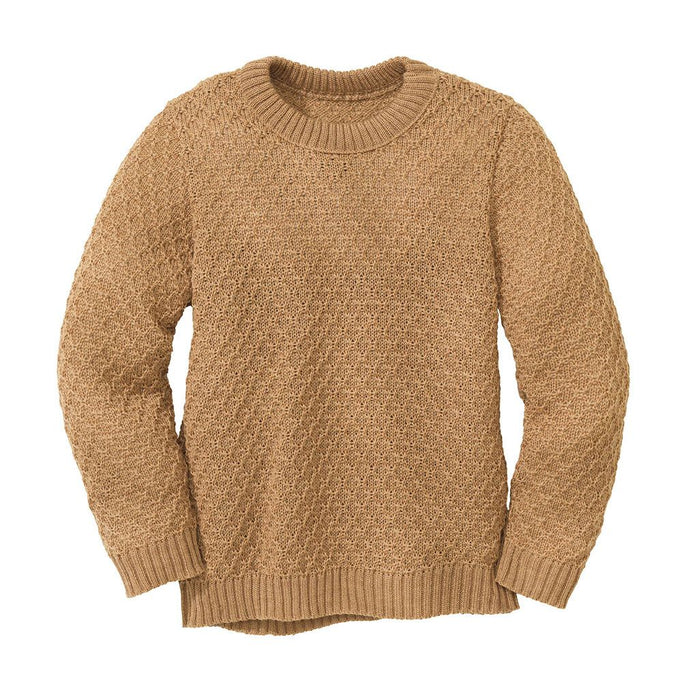Disana Aran Knit Merino Wool Sweater