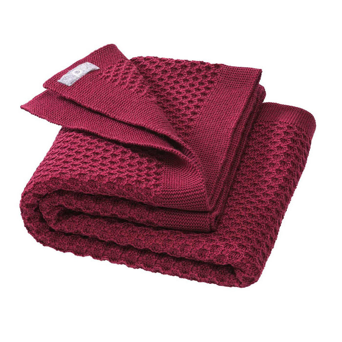 Disana Organic Honeycomb Knit Wool Baby Blanket
