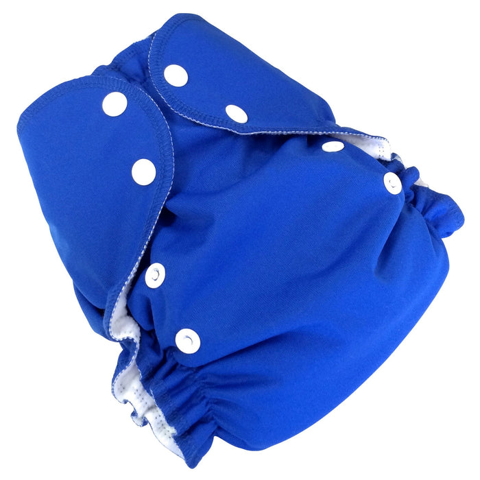 amp one size duo cloth diaper saturn royal blue
