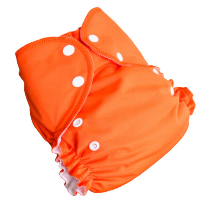 amp one size duo cloth diaper tangerine orange