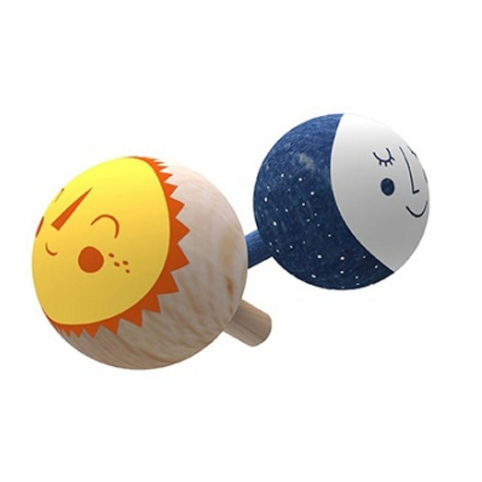 Sun and Moon Spinning Tops